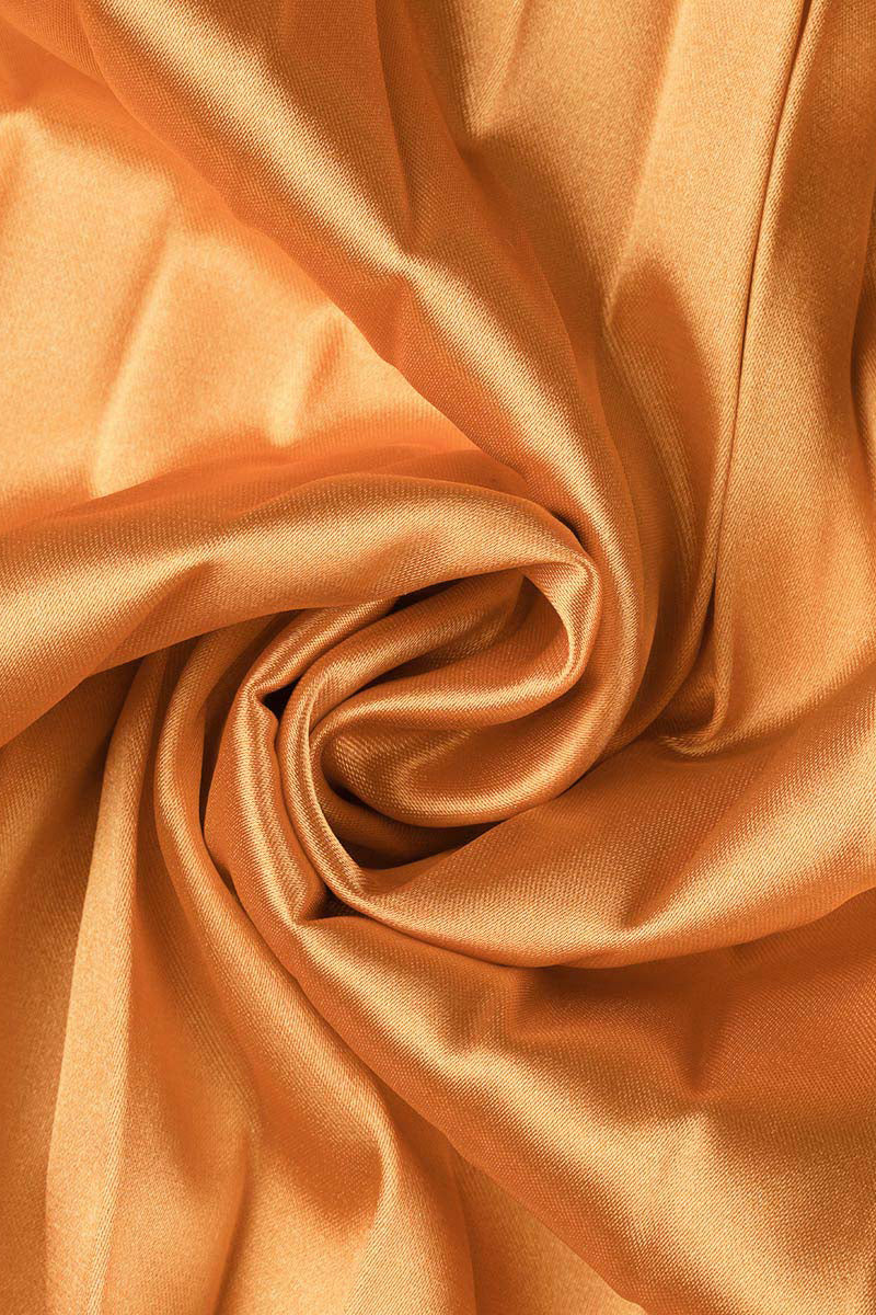 Elegant Formal Solid Fold U Neck Dresses