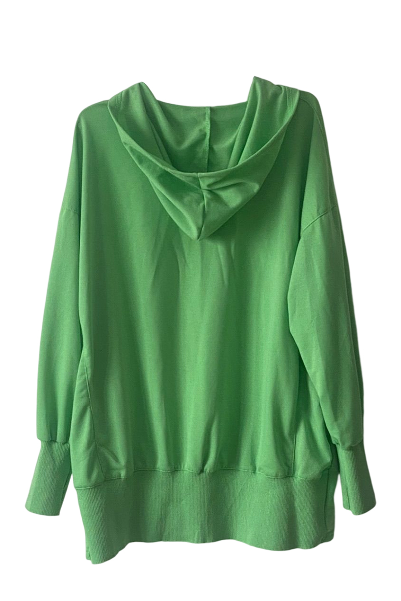 Casual Solid Pocket Buckle Hooded Collar Hoodies(14 Colors))