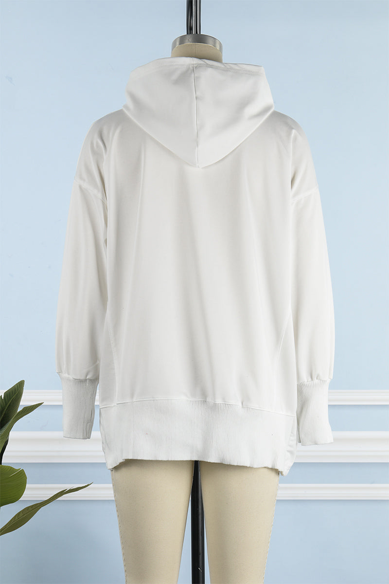 Casual Solid Pocket Buckle Hooded Collar Hoodies(14 Colors))