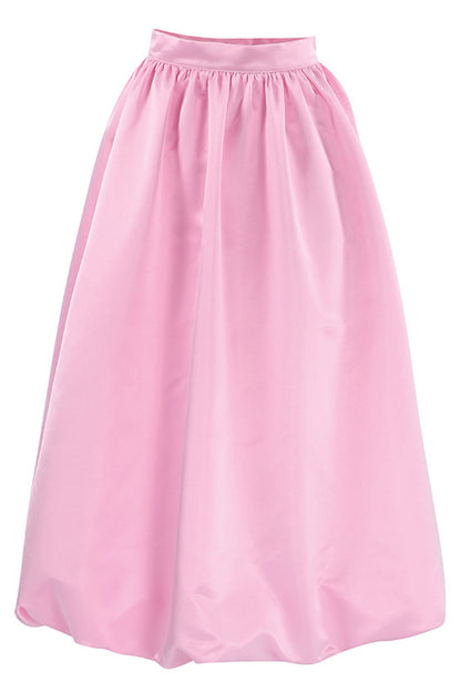 Elegant Solid Patchwork High Waist Type A Solid Color Bottoms(3 Colors)