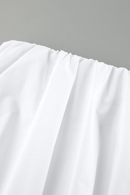 Sexy Ruched Irregular Strapless Strapless Dresses