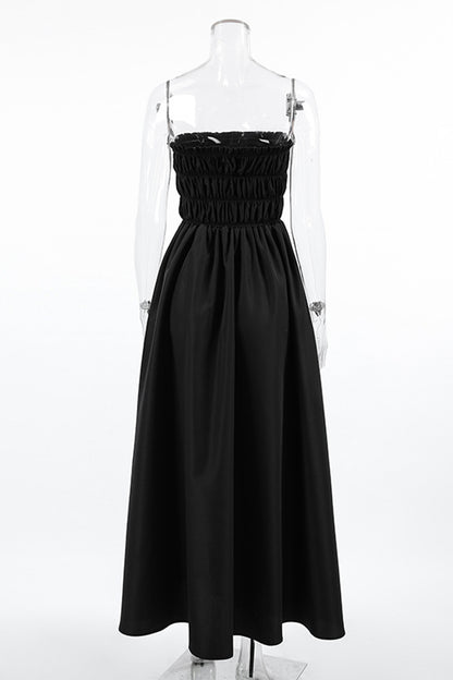 Sexy Patchwork Strapless Strapless Dresses