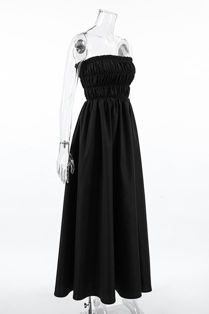 Sexy Patchwork Strapless Strapless Dresses