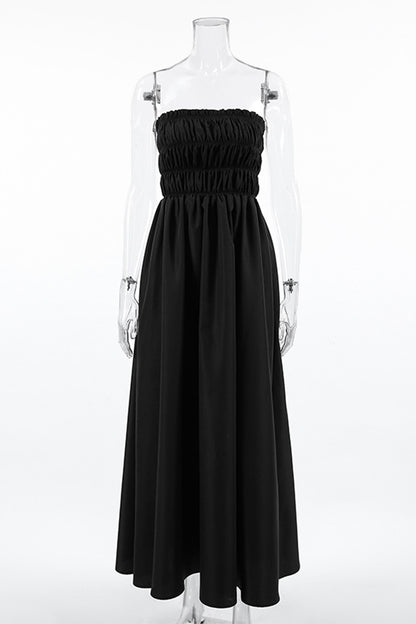 Sexy Patchwork Strapless Strapless Dresses