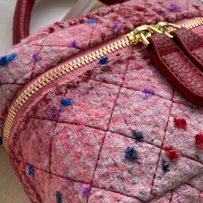 Casual Patchwork Zipper Bags